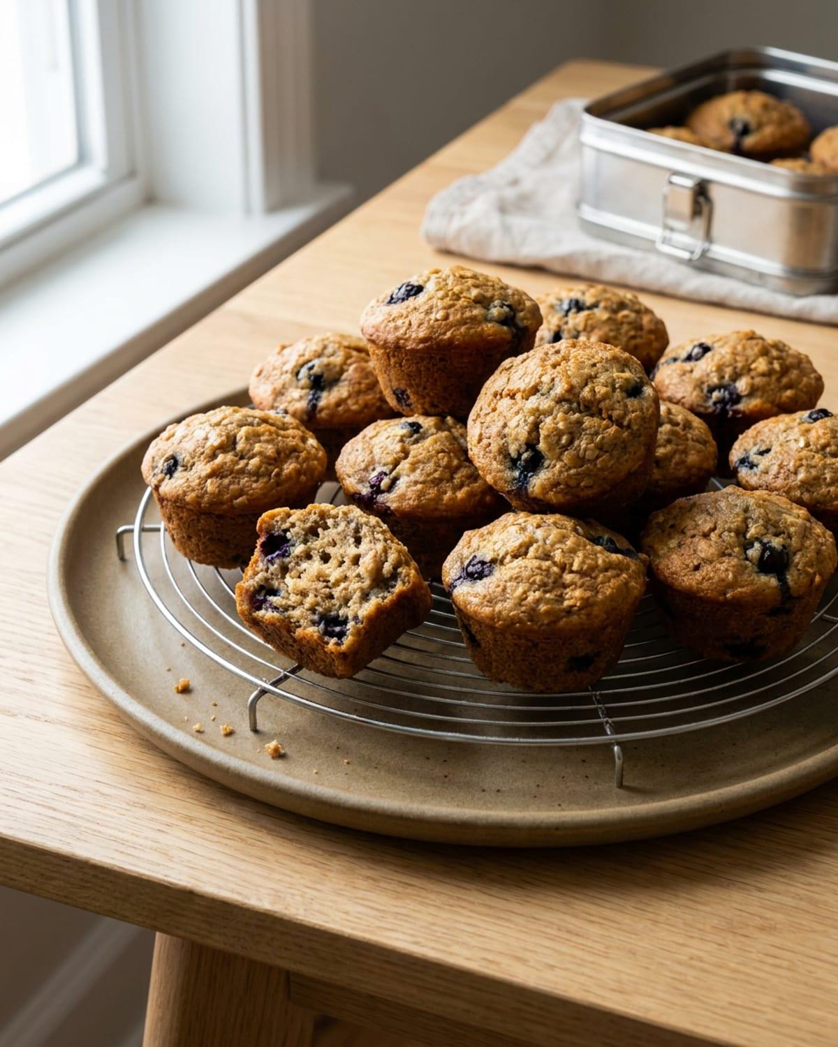 Banana Oat Mini Muffins