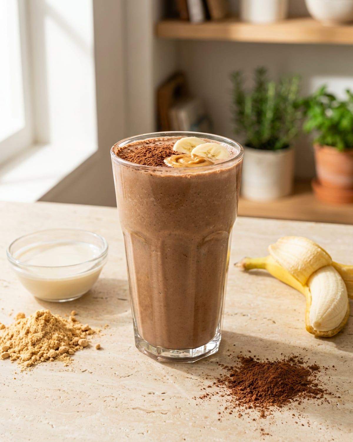 Chocolate Peanut Butter Shake
