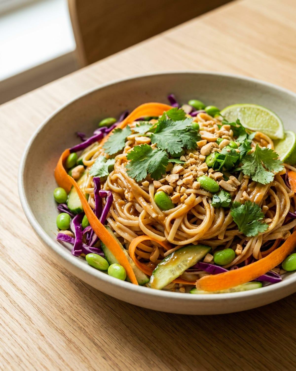 Cold Peanut Noodle Salad