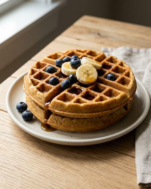 Crispy Protein Waffles