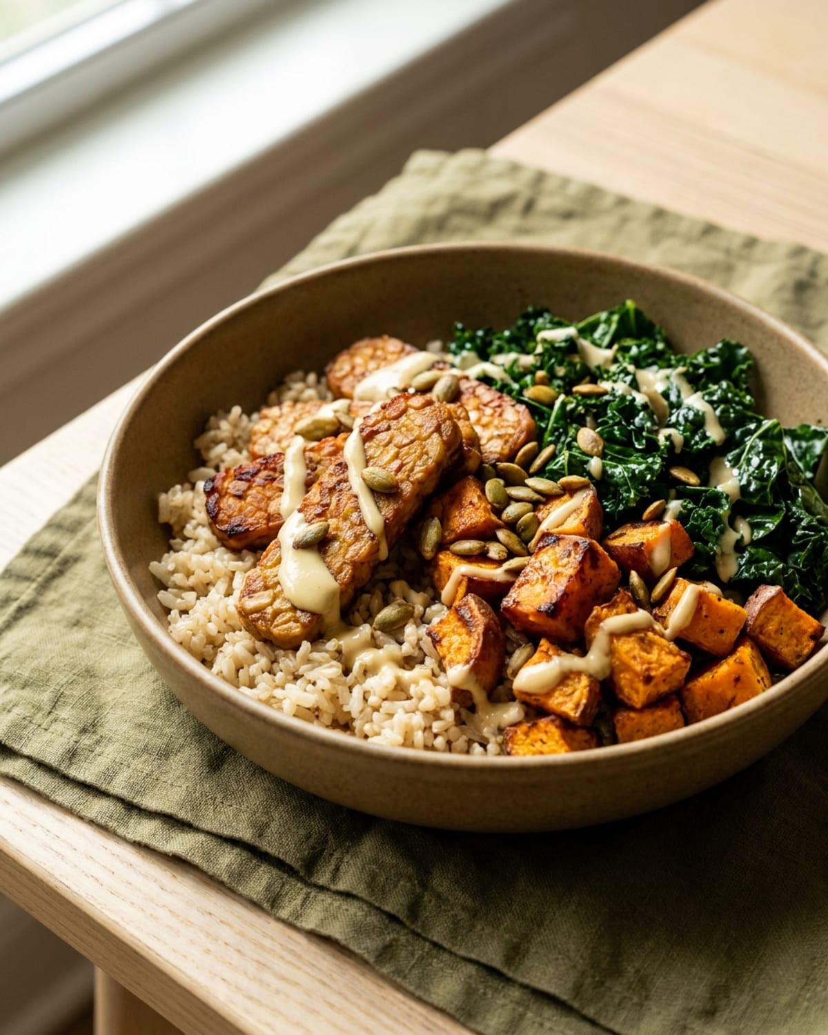 Crispy Tempeh Harvest Bowl