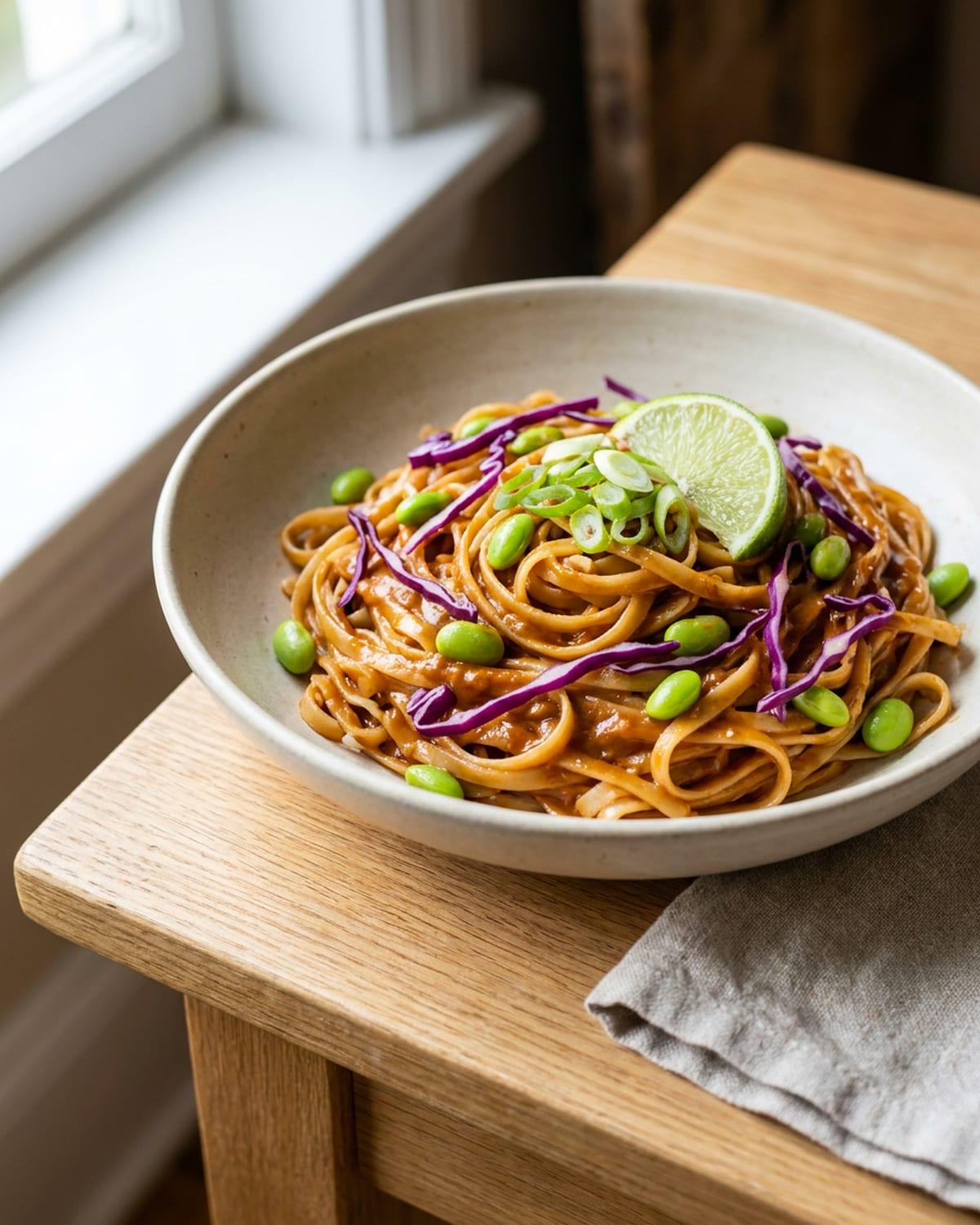 Fifteen-Minute Peanut Noodles