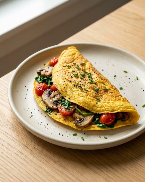 Fluffy Chickpea Omelet