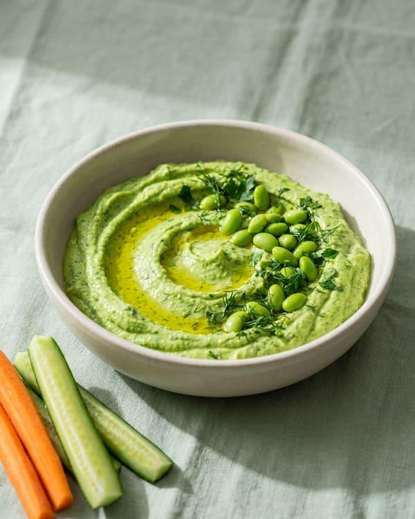 Green Goddess Edamame Dip