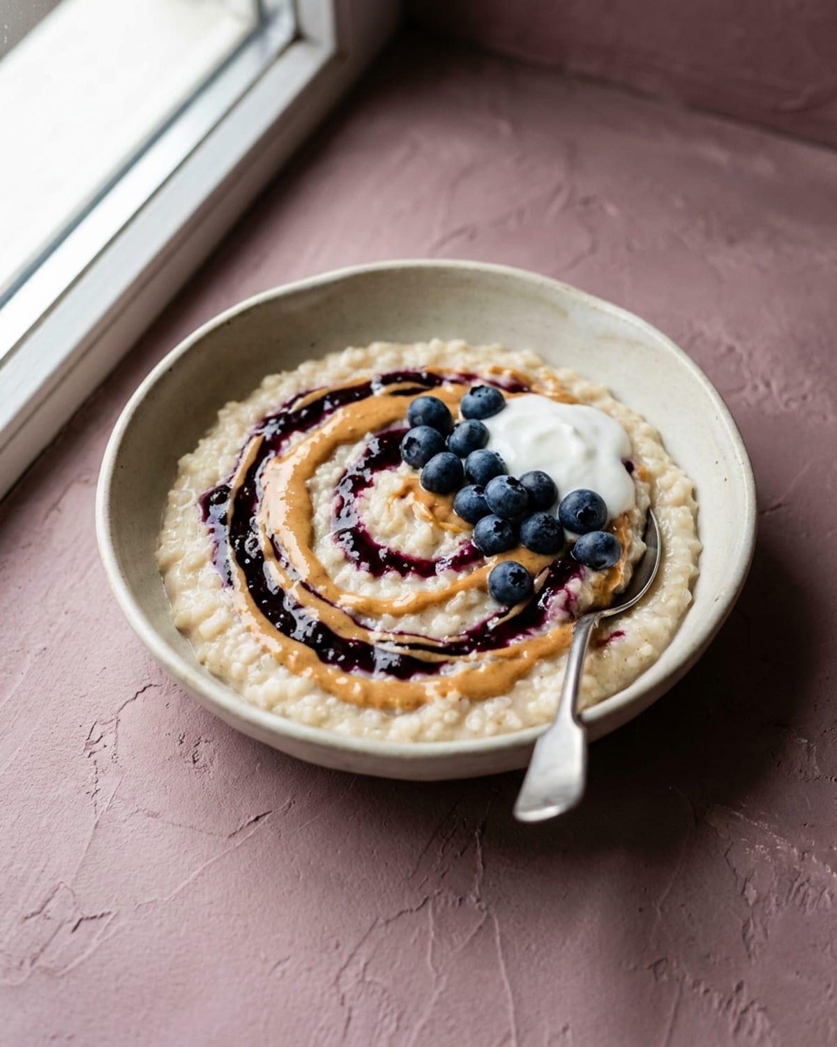 Peanut Butter & Jelly Cream of Rice
