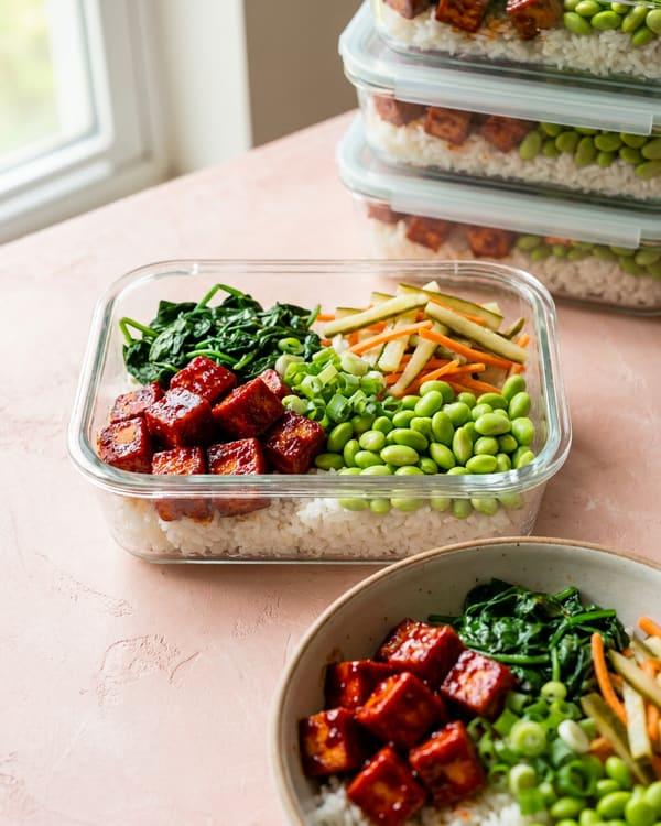 Korean BBQ Tofu Bibimbap Box