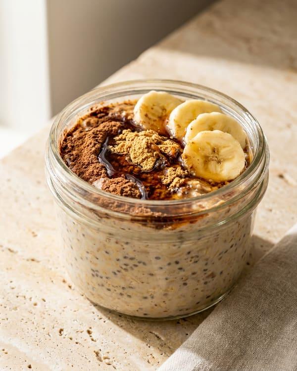 Peanut Butter Cup overnight oats