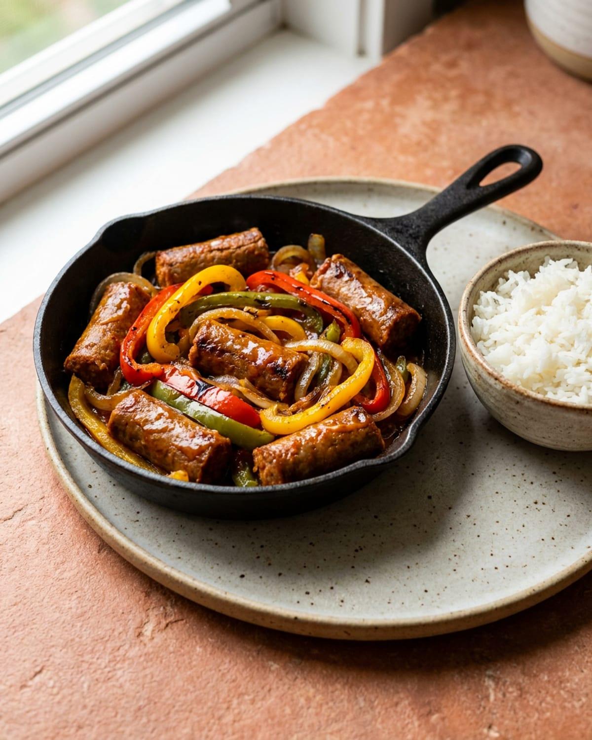 Sausage, Peppers and Onions