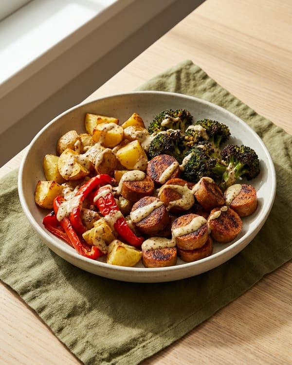 Sheet-Pan Sausage and Potatoes