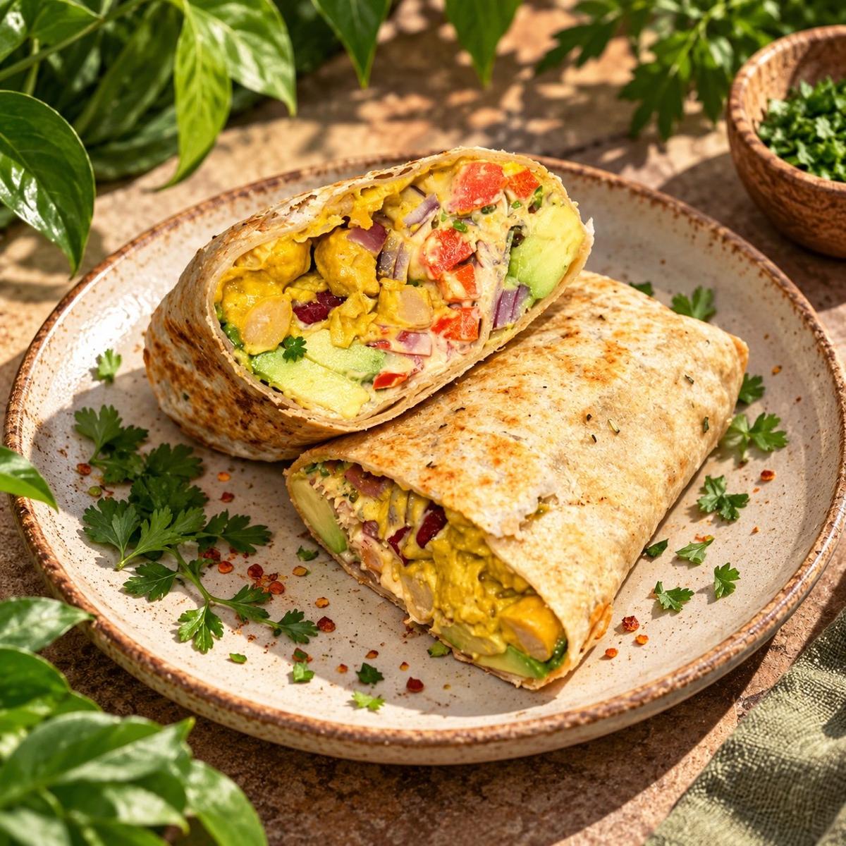 Joshuas' Cashew Coconut Curry Wrap