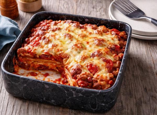 Callum's Mexican Bean Lasagna