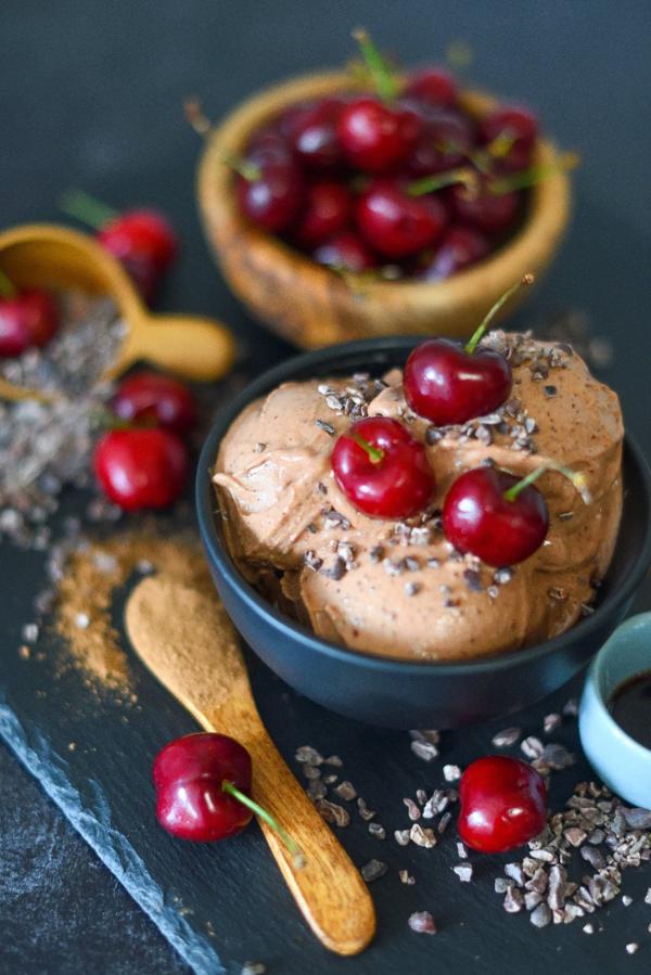 Nate's Chocolate Cherry Crunch Nice Cream