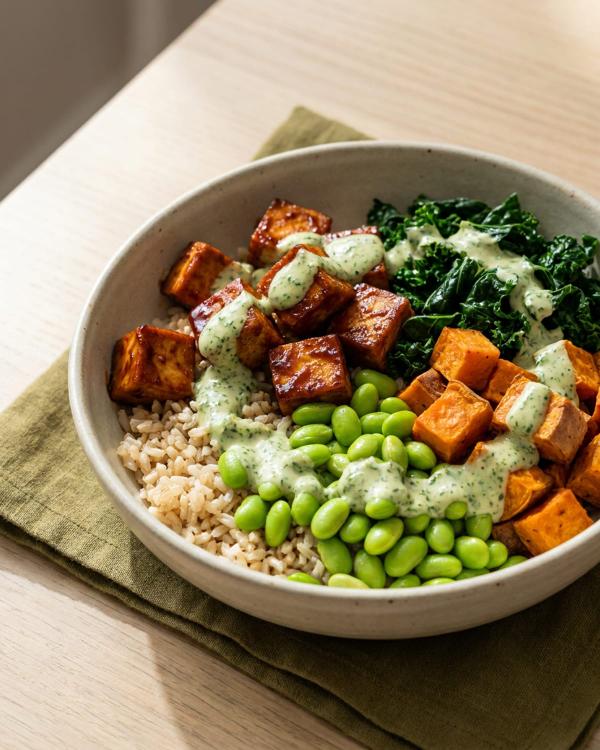 Tofu & Edamame Power Bowl
