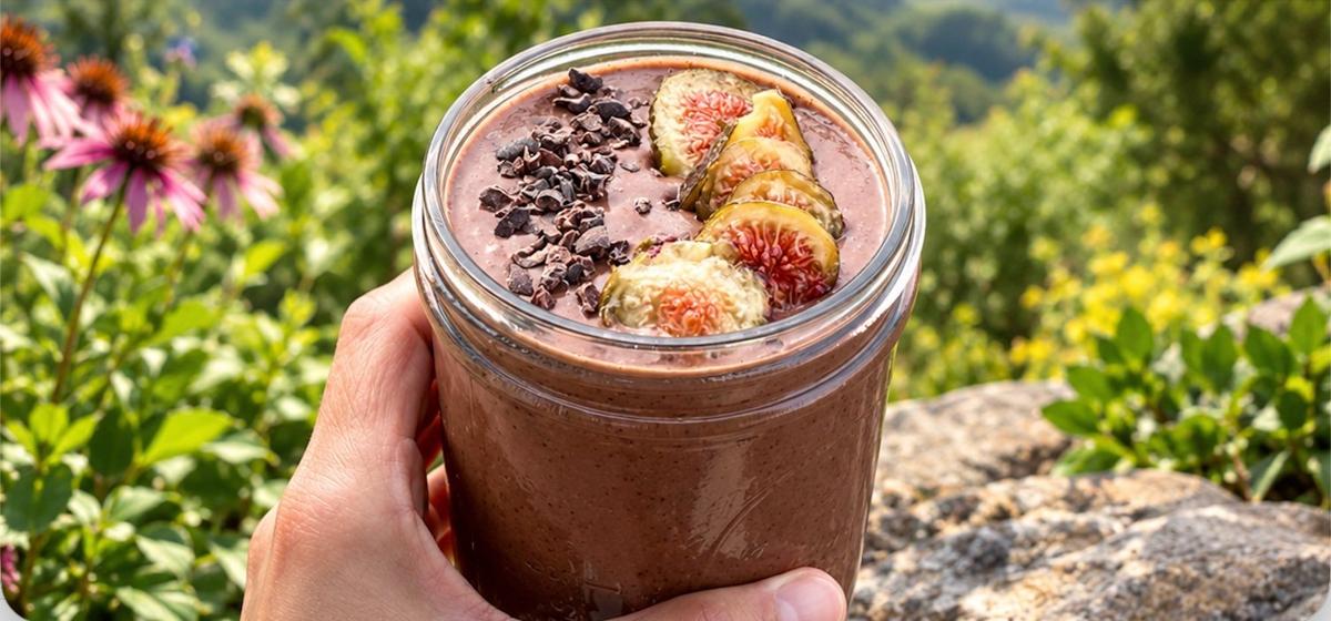 Sandra's Chocolatey Fig Smoothie