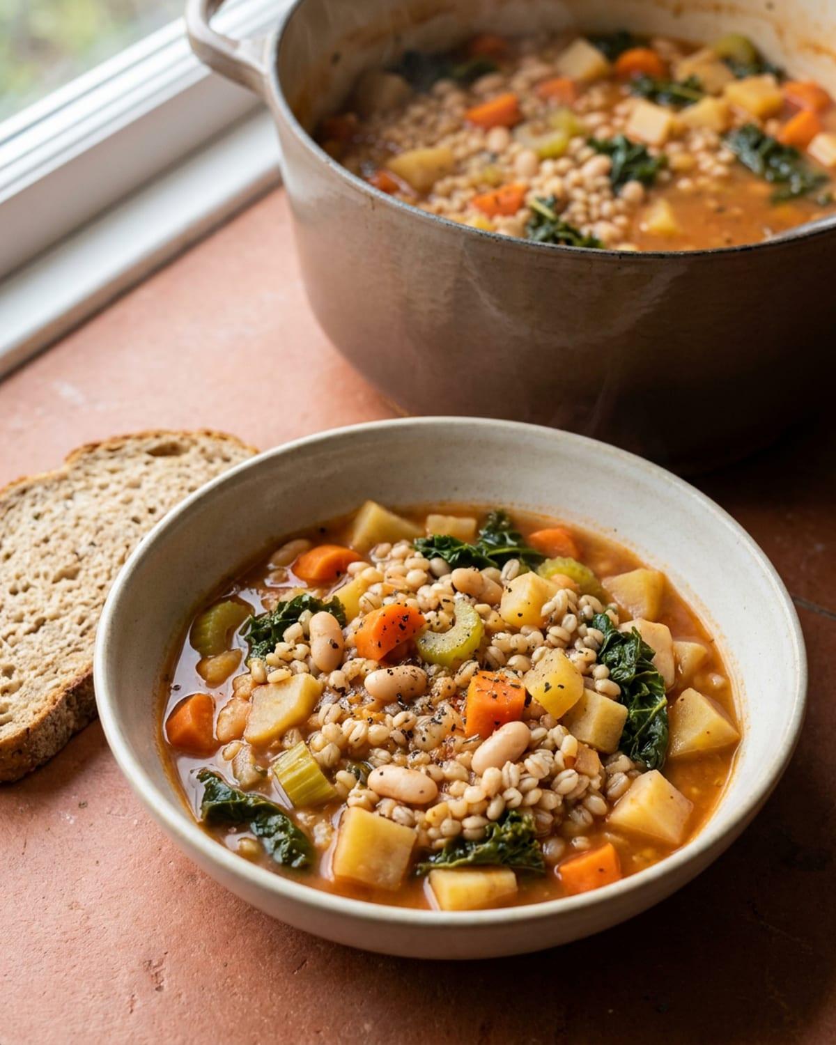 Fiona's Pearl Barley Hotpot