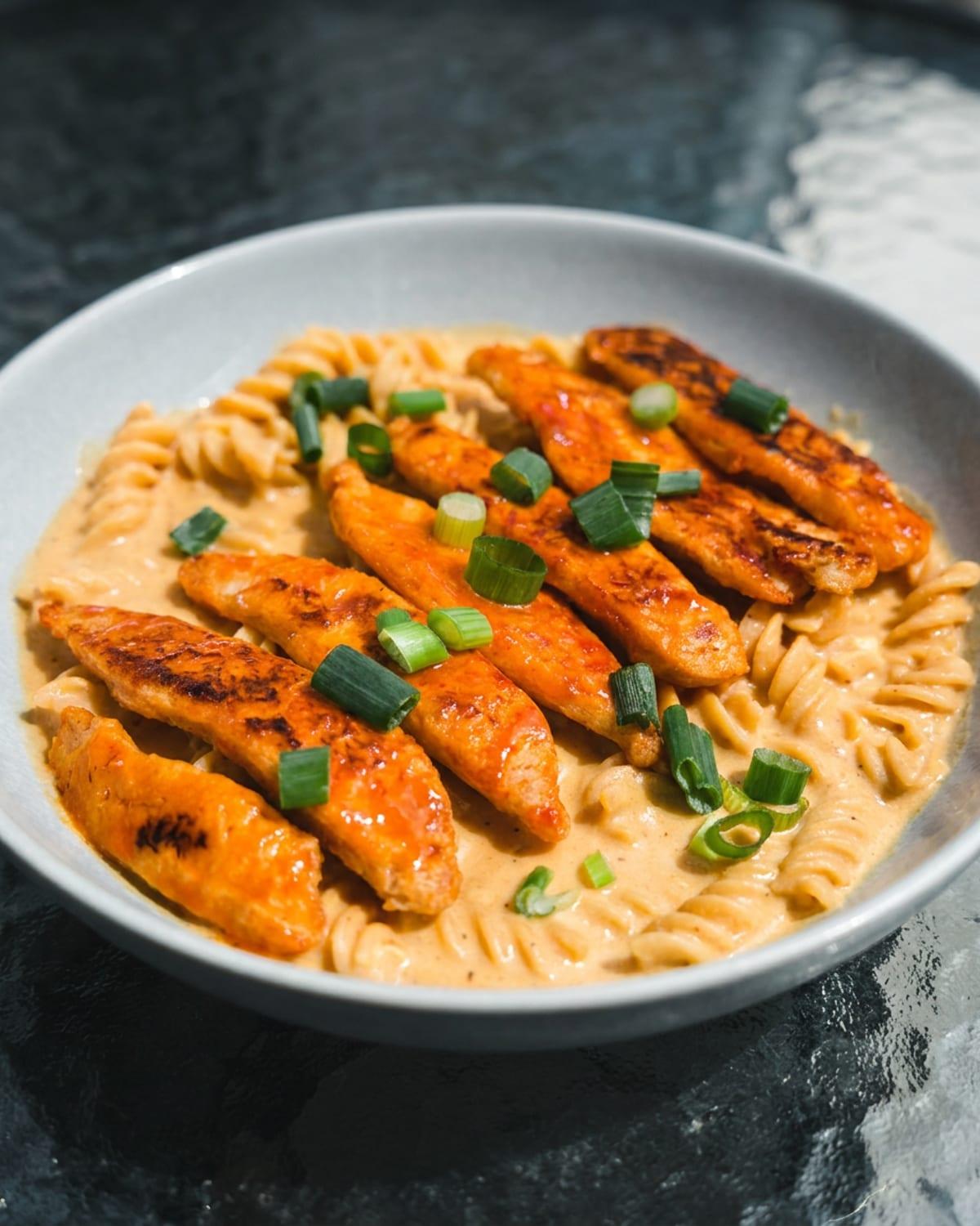 Melissa's Buffalo Chick'n Mac & Cheese