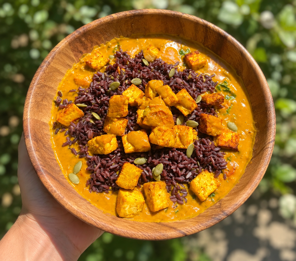 Purple Rice Coconut Curry