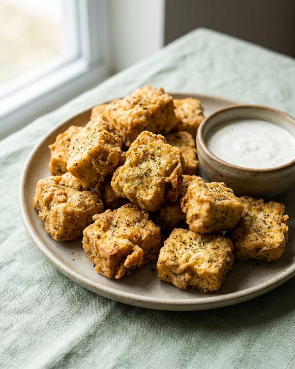 Dill Pickle Tofu Bites